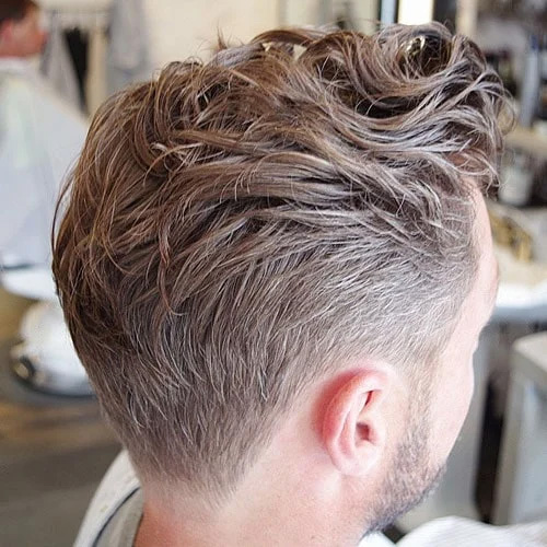 tunsori barbati 2022-Brushed Back Hair with Long Sides