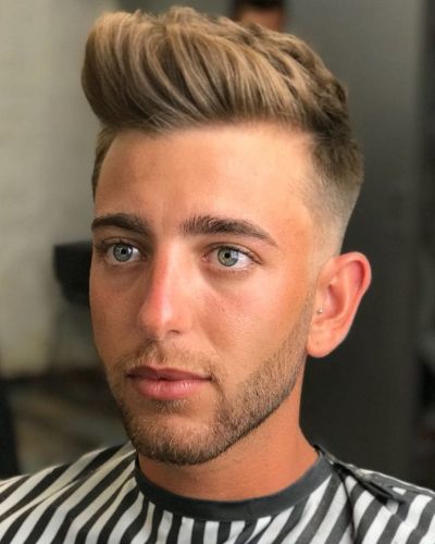 Tunsoare Skin Fade cu Quiff