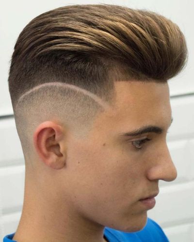 Tunsoare Skin Fade-Disconnected Fade cu Pompadour