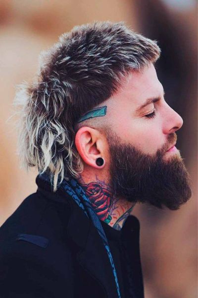 frizuri barbati-modern mullet