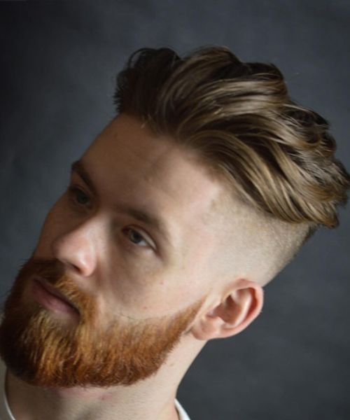 tunsori par cret baieti-tunsoarea The Wavy Quiff