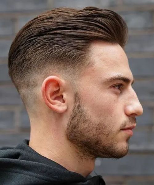 tunsori scurte-tunsoare slicked back