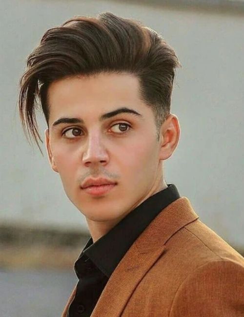 tunsori barbati fata rotunda-classic quiff