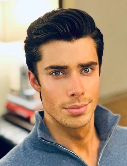 tunsori barbati in functie de forma fetei- fata diamant 