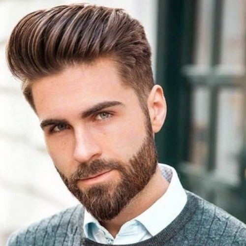 tunsori barbati 2024-modern pompadour01