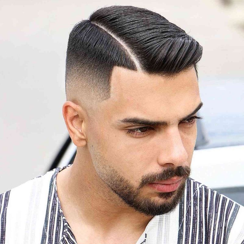 tunsori pentru bărbați 2025-tuns side part