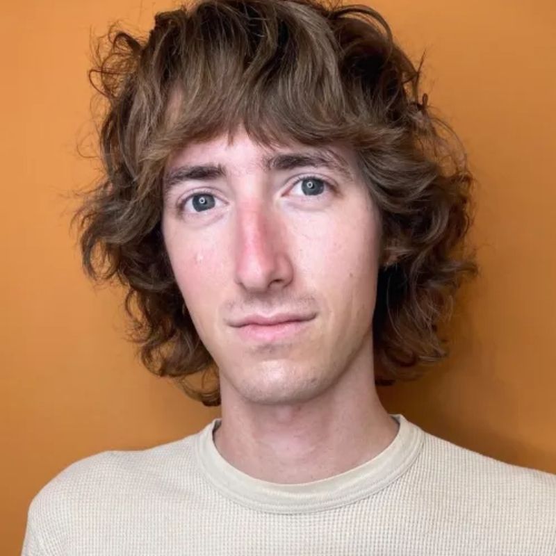 tunsoare băieți păr lung-wolf cut