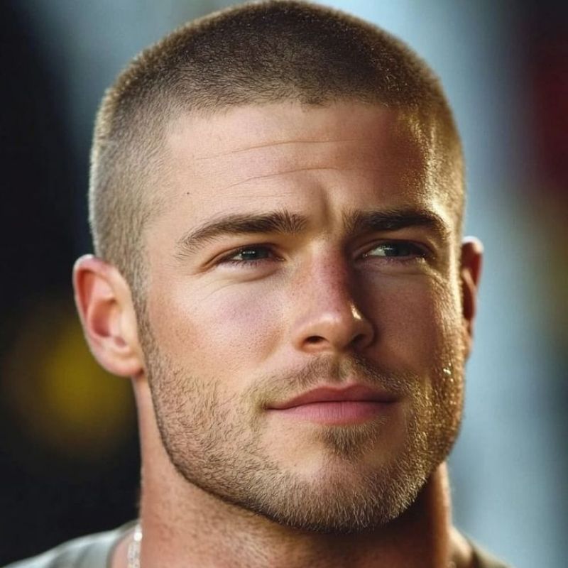 barba scurta-barba de 3 zile