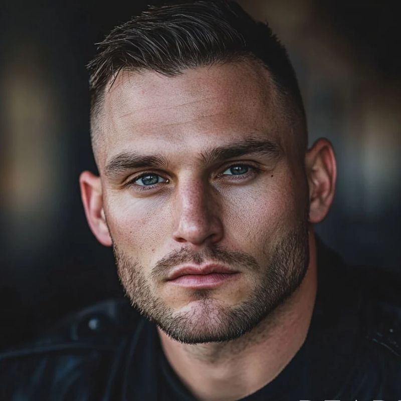 barba scurta-barba de 3 zile