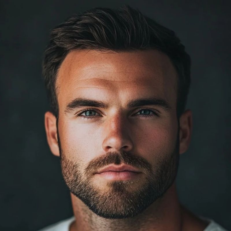 barba scurta-barba scurta definita