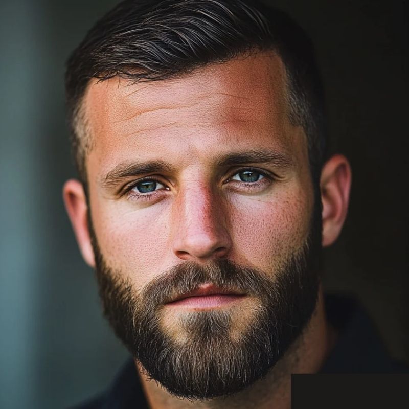 barba scurtă-barba corporate